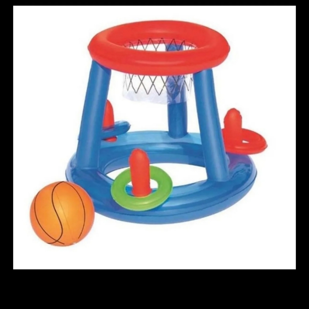 Nwt Inflatable Basketball Hoop
